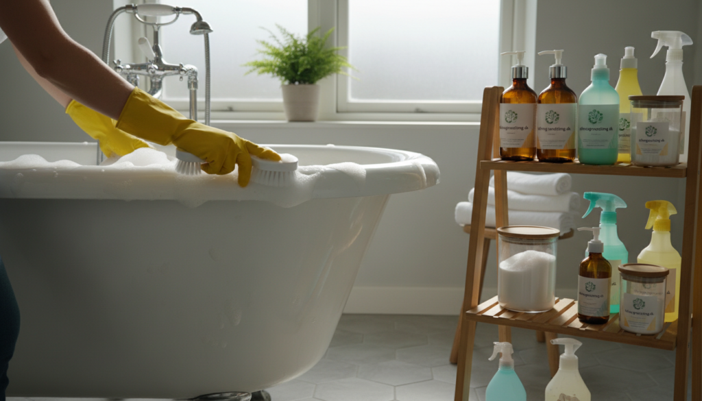 Introduktion til badekar-rengøring