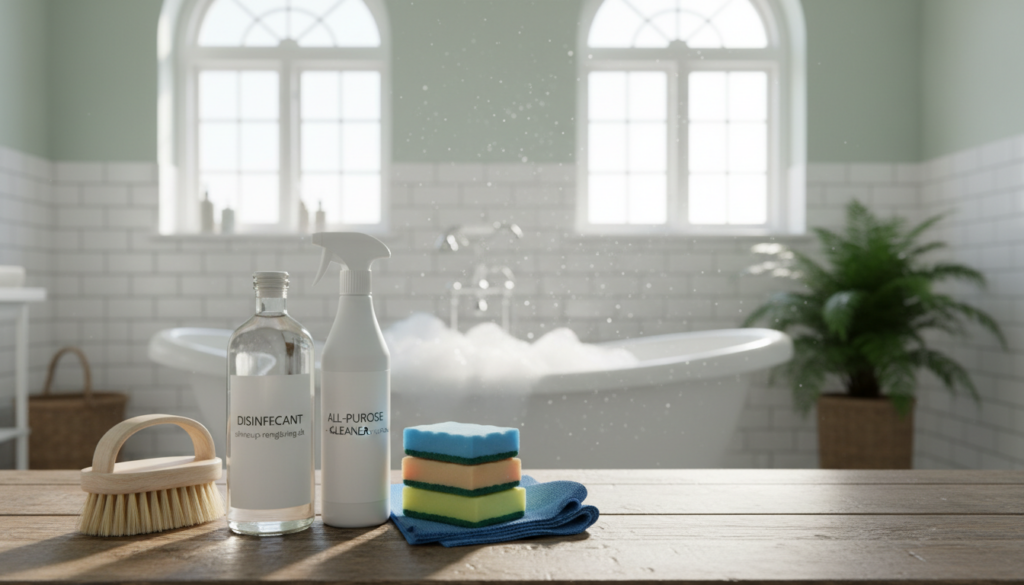 Materialer og værktøjer til rengøring